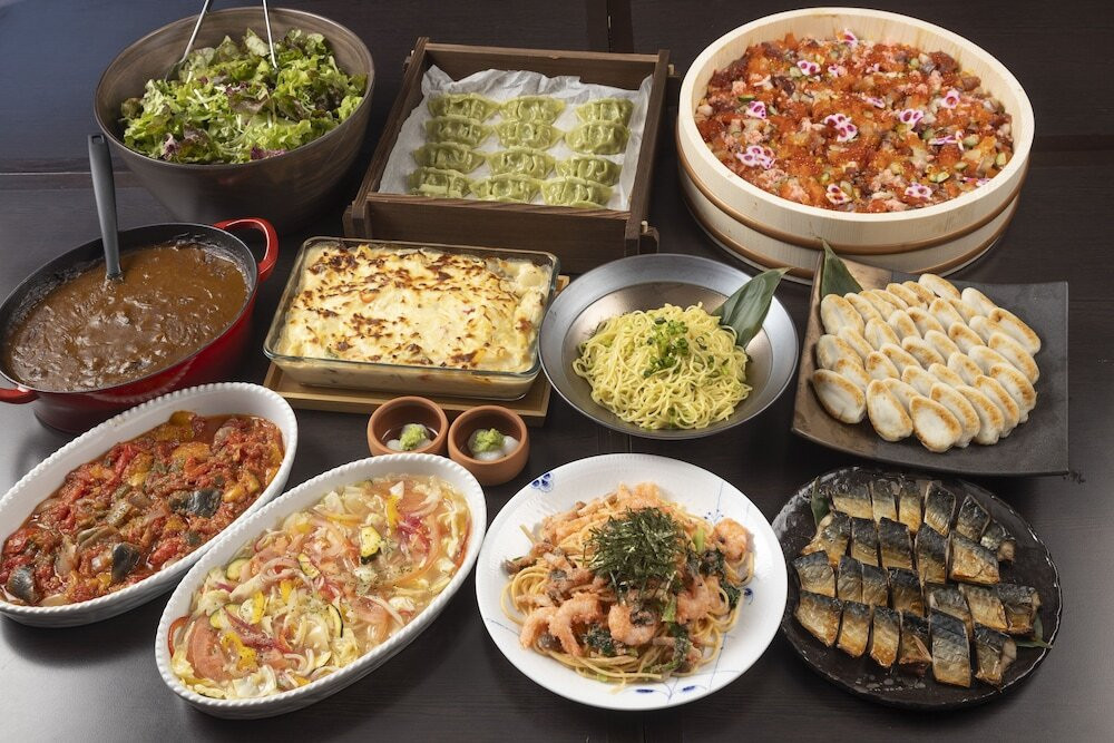 朝食ビュッフェ