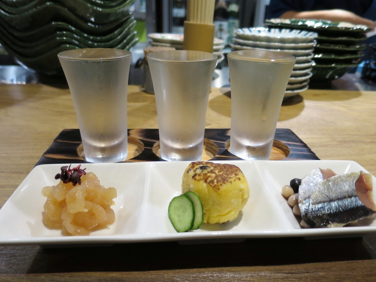 「だくと」料理 890586 三酒三菜盛り