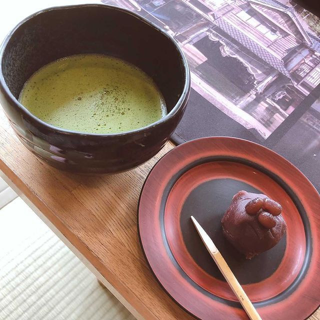 和菓子とお抹茶のおもてなし