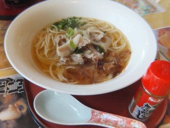 「美女花」 料理 23188649 五島豚うどん　600円