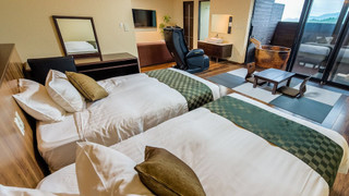 [和モダン和洋室] 25平米 + 専用テラス6平米 信楽焼露天風呂 喫煙可