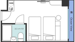 デラックス ツインルーム 禁煙