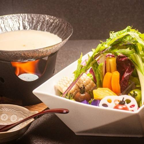 夕食はみずみずしい
有機野菜を堪能 / 2