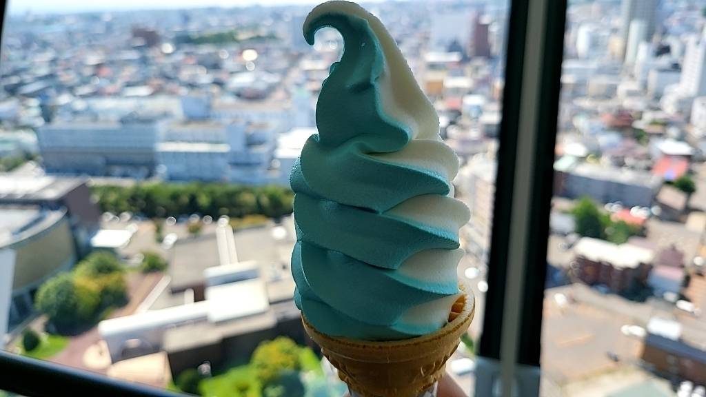 売店で買える「新選組ソフト」 / 3