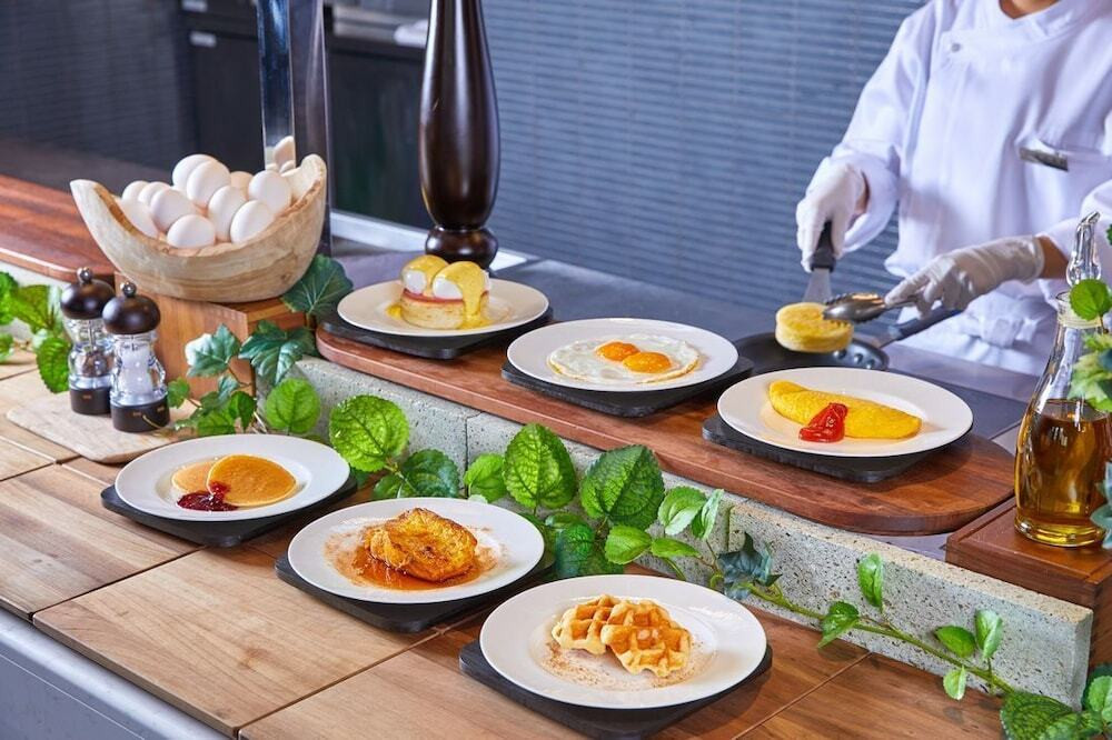 朝食 ライブキッチン