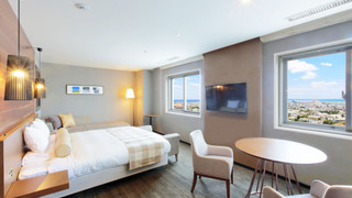 オーシャンビューデラックスクイーン (クイーンベッド 1 台)