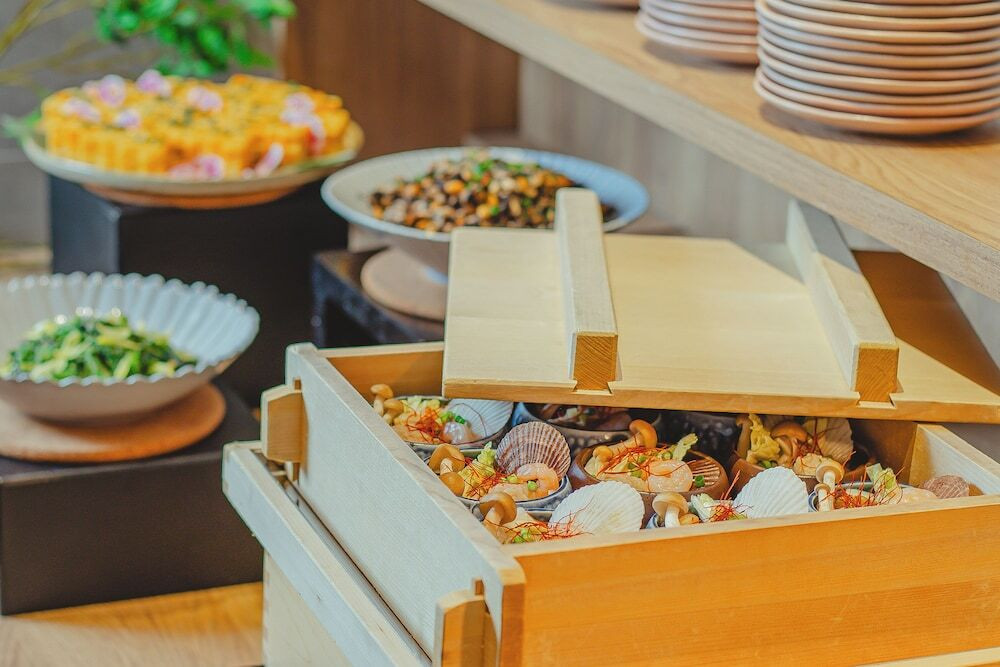 朝食ビュッフェ