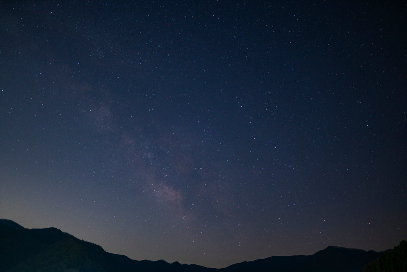 奥多摩湖－星空