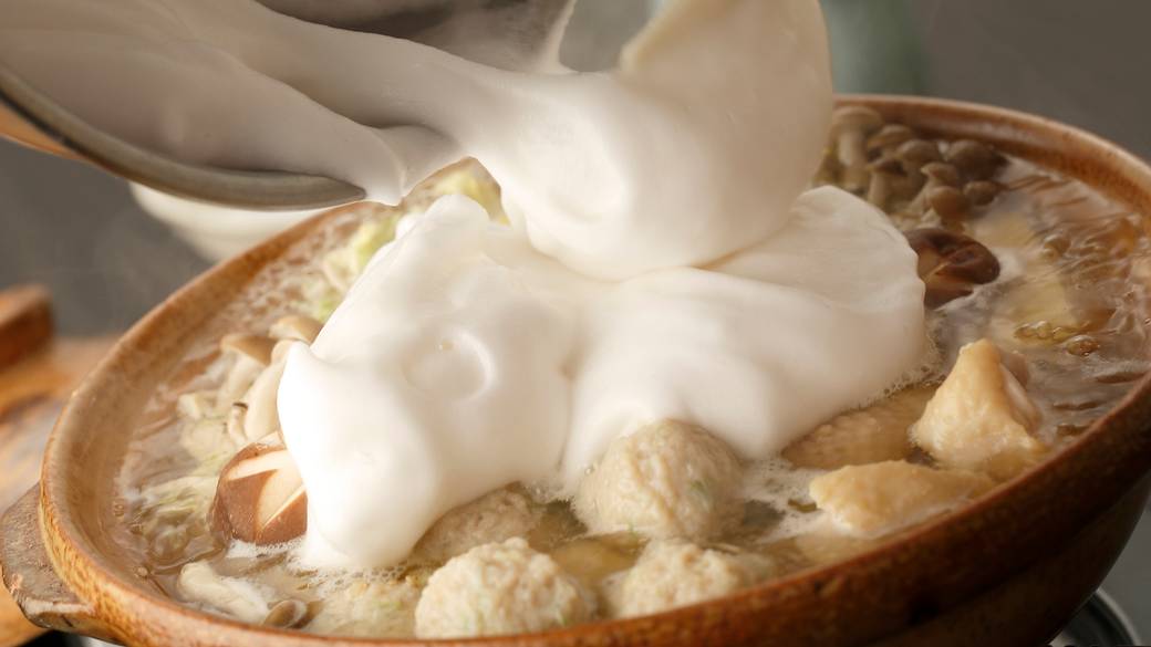 夕食 薬師湯けむりふわふわ鍋 / 3