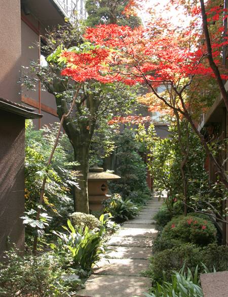 日本庭園内の小路 / 1