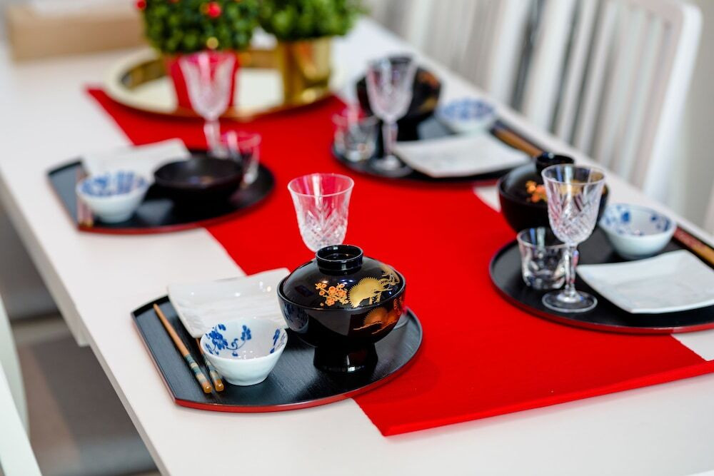 客室内のダイニングエリア