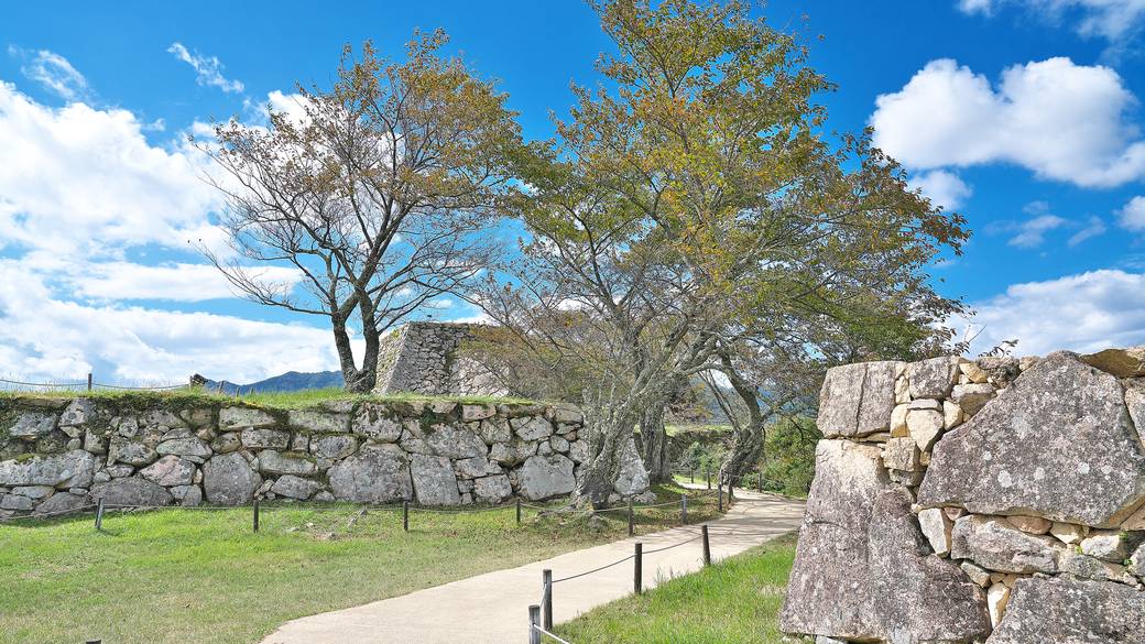 竹田城跡の石垣(2) / 4