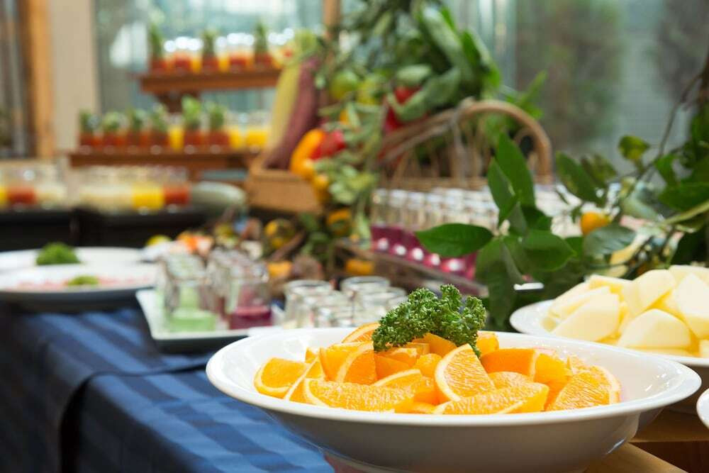 朝食ビュッフェ