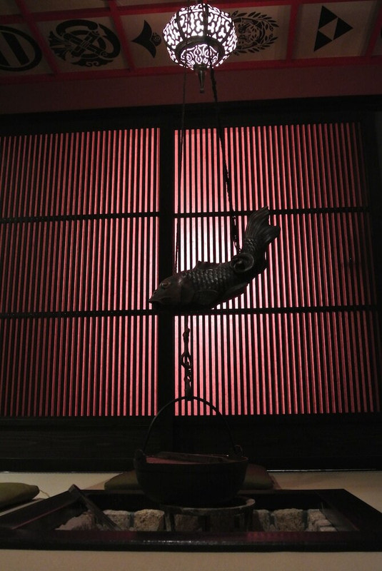 客室内のダイニングエリア