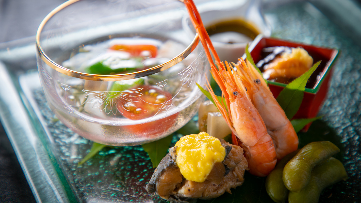 夕食　和懐石　海の幸①