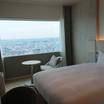 部屋からの眺望。高層階だが、まあ、こんなものだと思います。