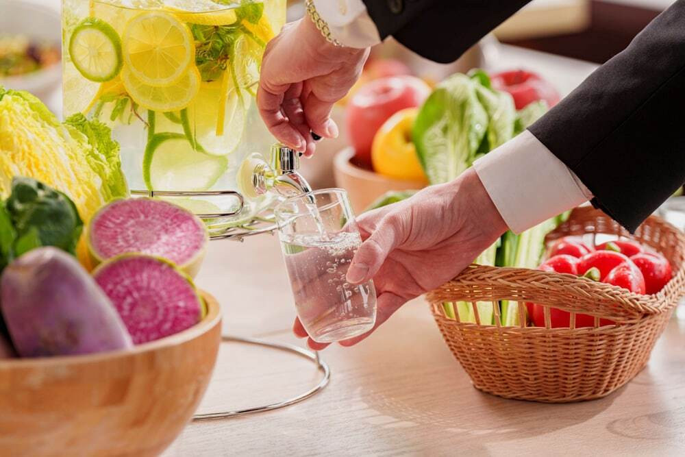 朝食ビュッフェ