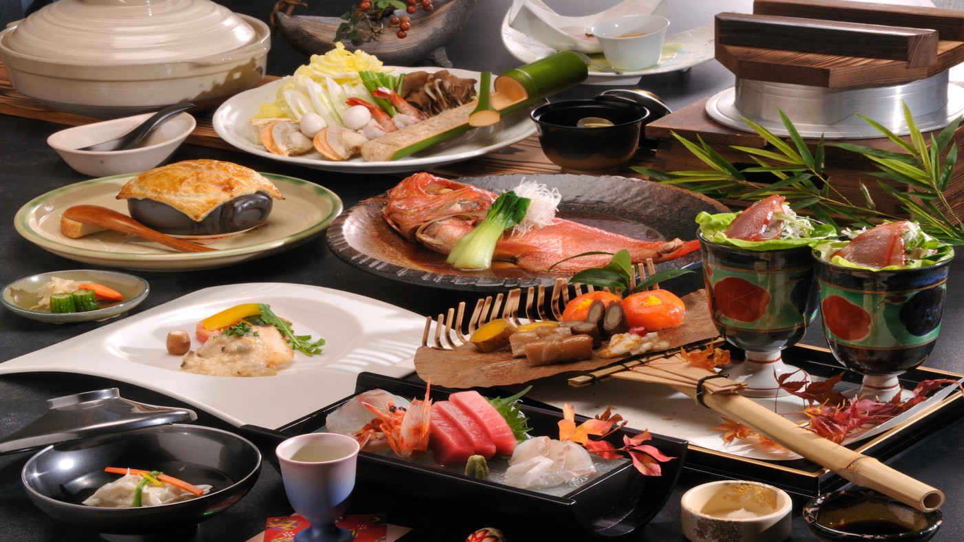 伊豆大島の絶景を楽しめる露天風呂と懐石料理に大満足3401817