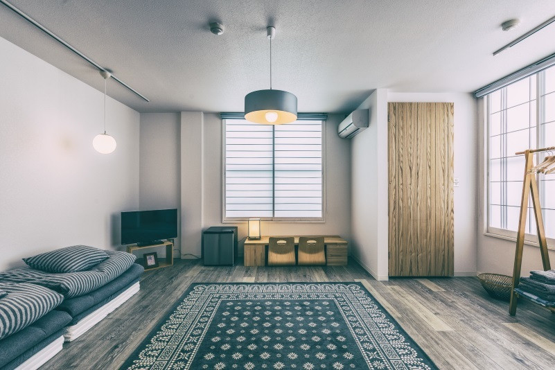 コーヒースタンドが併設されたおしゃれなリノベ旅館4021280