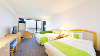 [禁煙]スーペリアツイン上層階内風呂あり