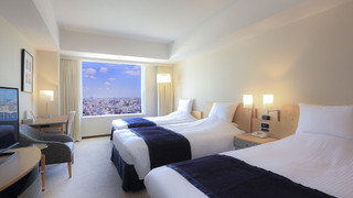 ツインルーム 禁煙 (with 1 extra bed) (23-27F)