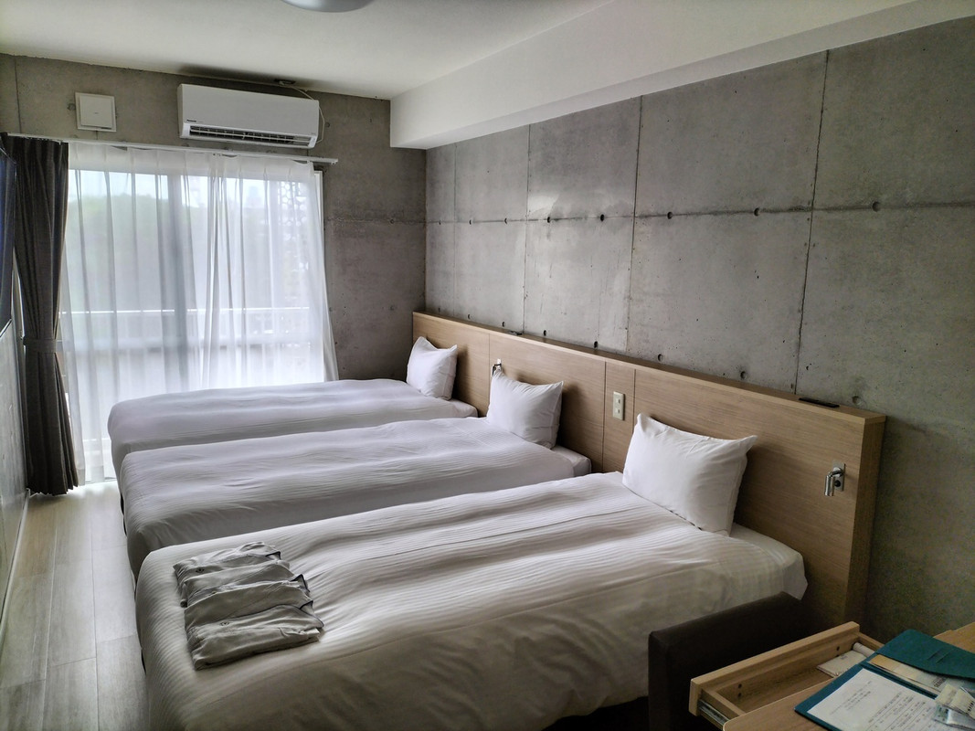 トリプルルームの景色です。