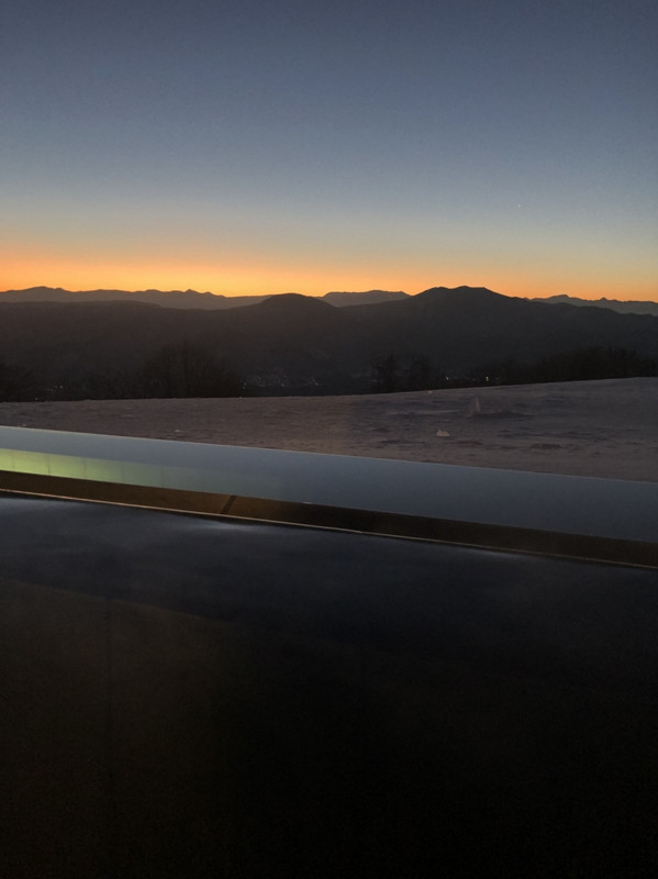 部屋の露天風呂から