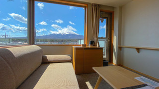 特別室 デラックスツインルーム - 富士山側 テラス付き, 角部屋 (34.33平米)