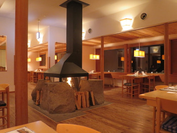 「ホテリ・アアルト」 内観 125264526 薪が燃えてるのっていいですね