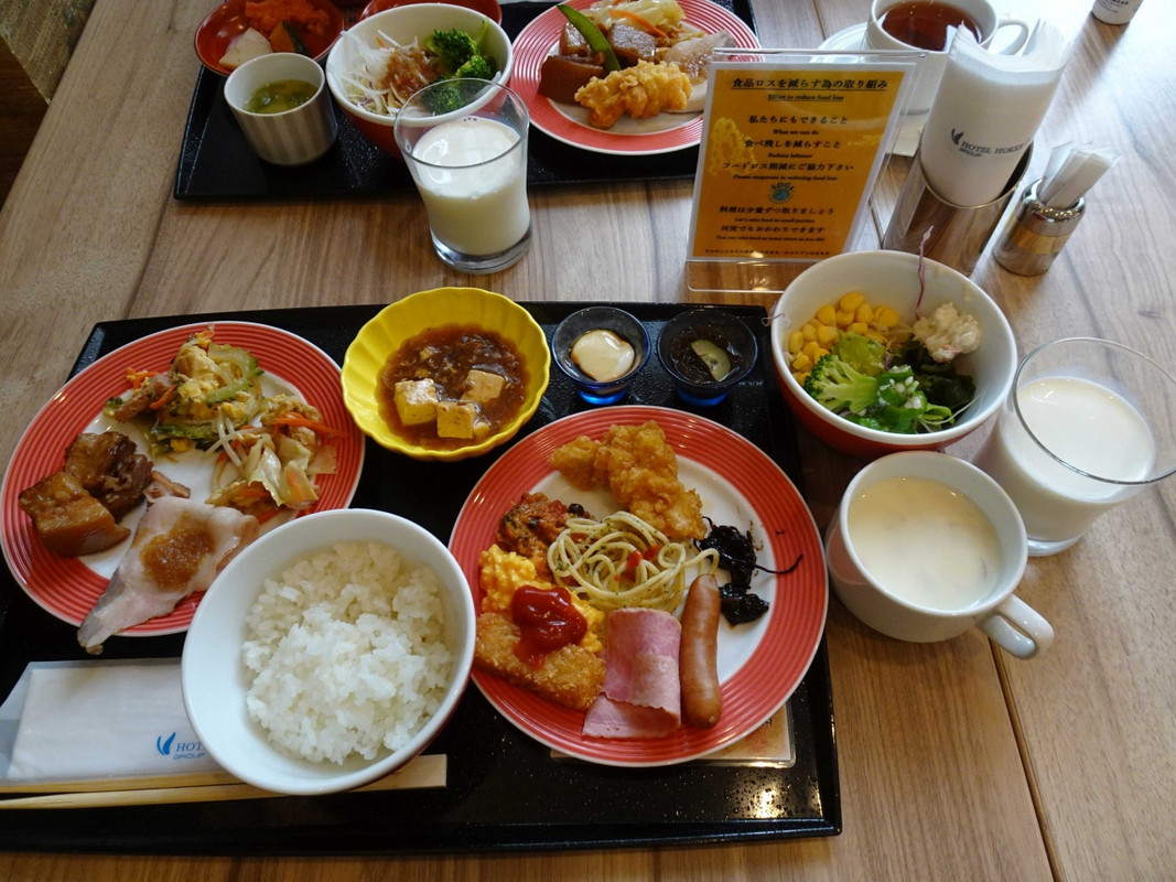 種類豊富で美味しい朝食ブッフェ