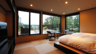 デラックス ツインルーム バルコニー シービュー