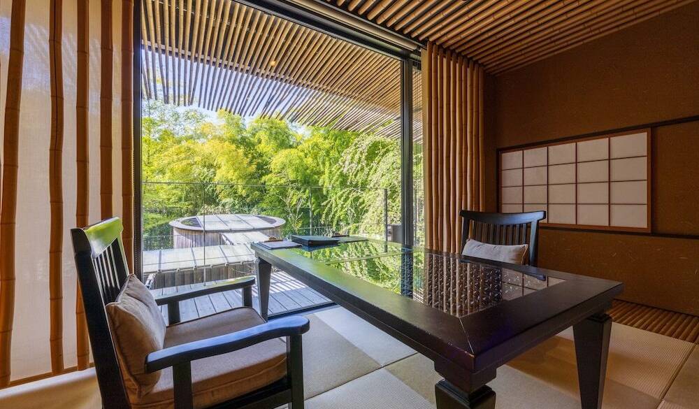 露天風呂付きの部屋で
優雅なひと時を味わう / 3