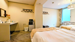 デザイン ダブルルーム ダブルベッド 2 台 禁煙