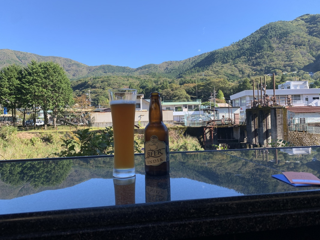 足湯に入りながらの極上タイム(o^^o)
