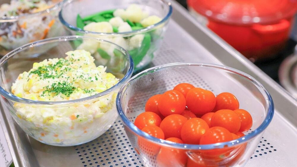 朝食ビュッフェ