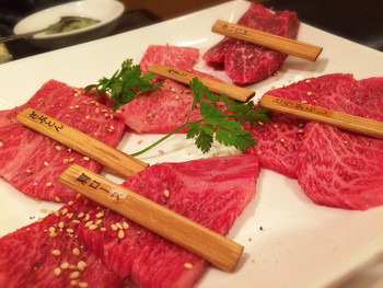 「はせ川」料理 766536 五点盛り！ザブトン食べたいんです〜と話したら入れてくださった！嬉しや〜！