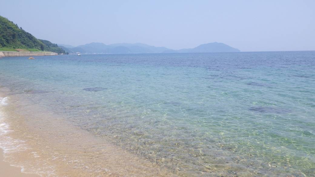 宿から近い日置海水浴場 / 1