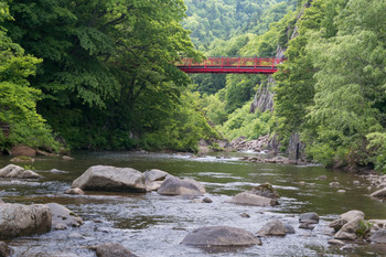 Jozankei onsen Valley/Scenery of Sapporo City Hokkaido