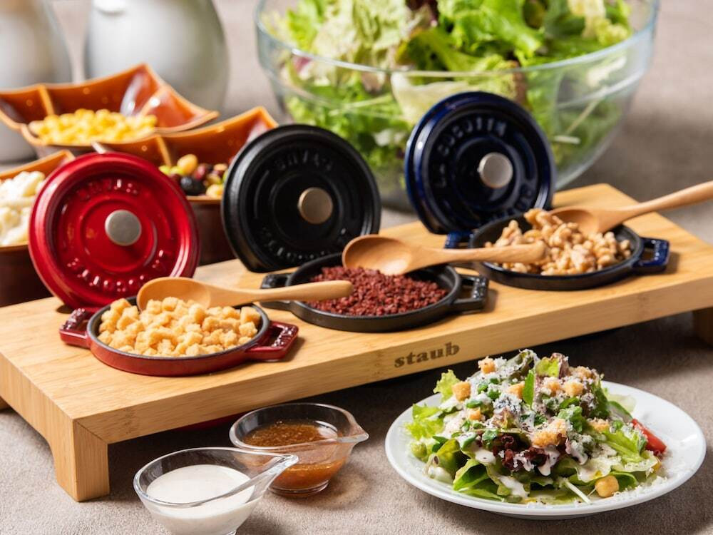 朝食ビュッフェ