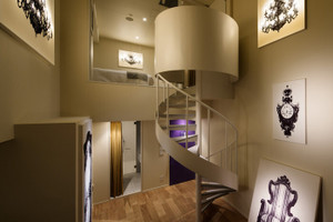 ユニークな客室に感性が刺激される