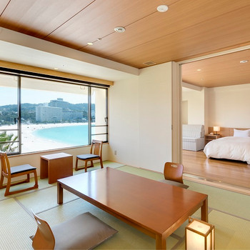 白良浜に歩いて行けちゃう！海外気分を味わえる老舗宿3643358