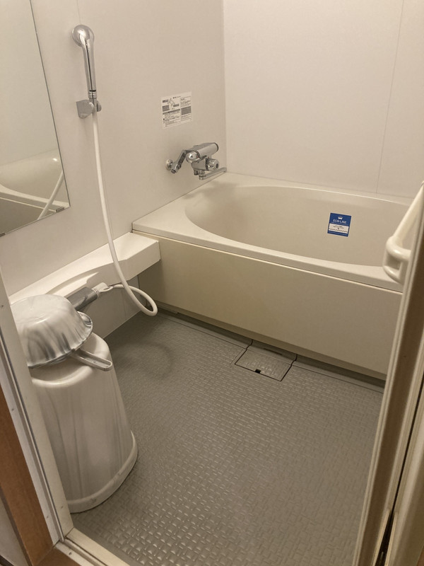 バス・トイレセパレートで外で身体を洗えるのがいい