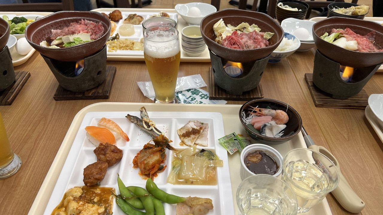 伊藤園の夕食バイキング