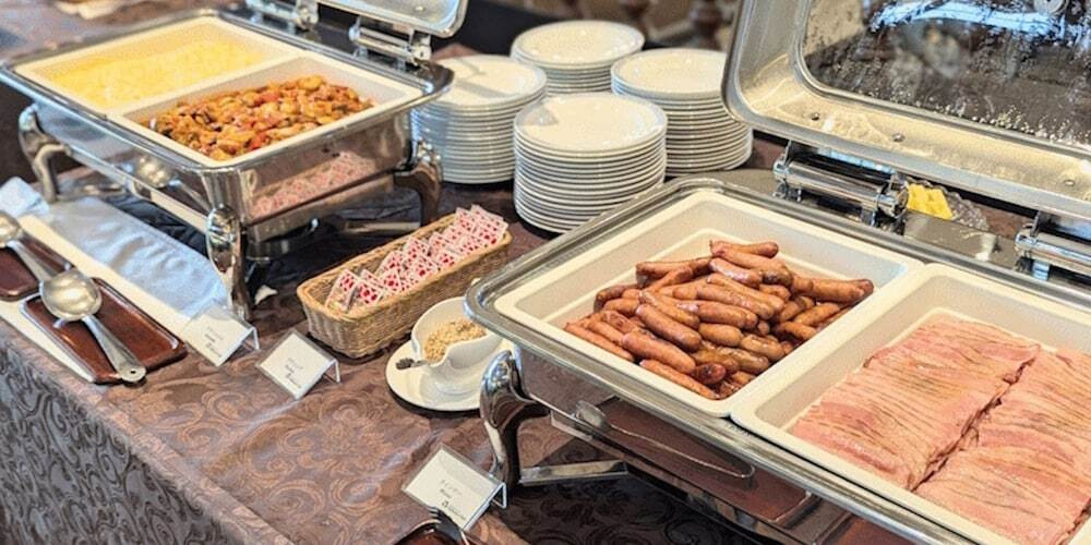 朝食ビュッフェ