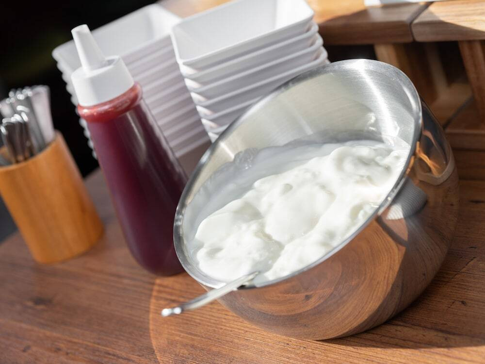 朝食ビュッフェ