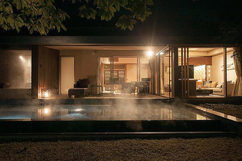 源泉半露天風呂、温水プール付きの快適ヴィラ3643480