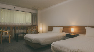 [洋室ツイン] バス無/ 27平米 禁煙