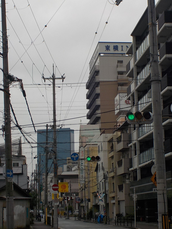 JR桜ノ宮駅から5分ほど歩くと東横イン桜ノ宮が見えてきます。