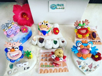 旅の思い出をお家に飾れる“シーサー作り”体験3642075