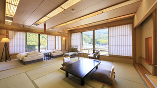 [源泉かけ流し客室檜風呂付]和洋室 禁煙